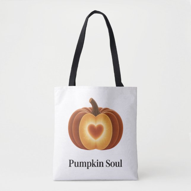 Pumpkin Soul - Cozy Fall Tote Bag (Vorderseite)
