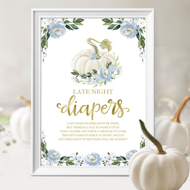 Pumpkin spät nachts Diapers Baby Duschgel Spielzei Poster (Von Creator hochgeladen)