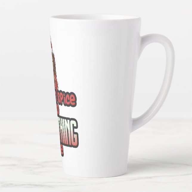 Pumpkin Spice Black Girl Magic Melanin Sista Milchtasse (Rechts)