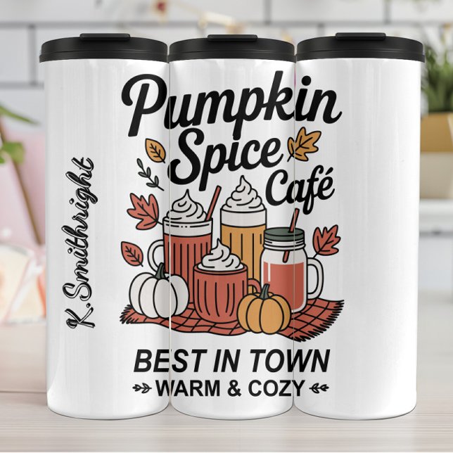 Pumpkin Spice Café Thermosbecher (Von Creator hochgeladen)