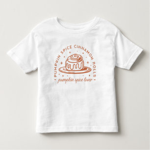 Pumpkin Spice Cinnamon Rolls Kleinkind T-shirt