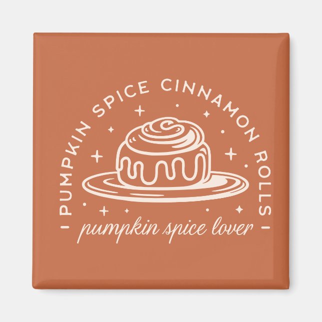 Pumpkin Spice Cinnamon Rolls Magnet (Vorne)