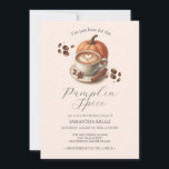 Pumpkin Spice Coffee 60th Birthday Invites Einladung<br><div class="desc">Celebrate in cozy autumn style with these pumpkin spice invitations—perfect for a fall 60th birthday party! Featuring charming watercolor artwork of a latte with heart-shaped foam, scattered coffee beans, and seasonal flair, these 60th birthday invites are ideal for women seeking warm and stylish 60th birthday themes. Whether you're planning an...</div>