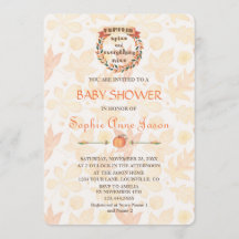 Pumpkin Spice Fall Erntedank Kinderdusche