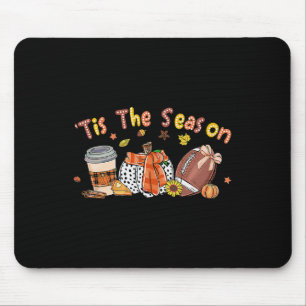 Pumpkin Spice Football Dies ist die Saison Fall Th Mousepad