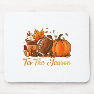 Pumpkin Spice Football Dies ist die Saison Fall Th Mousepad