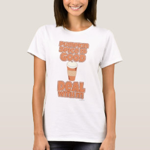 Pumpkin Spice Funny Niedlicher Cartoon Slogan T-Shirt