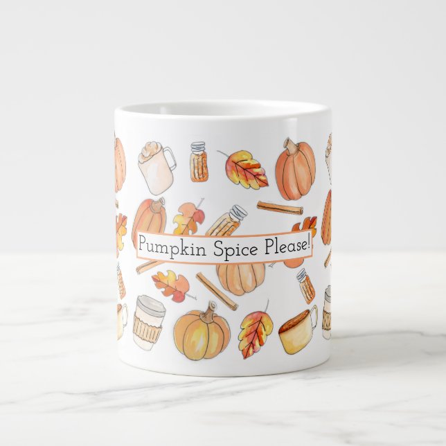 Pumpkin Spice Jumbo-Tasse (Vorderseite)