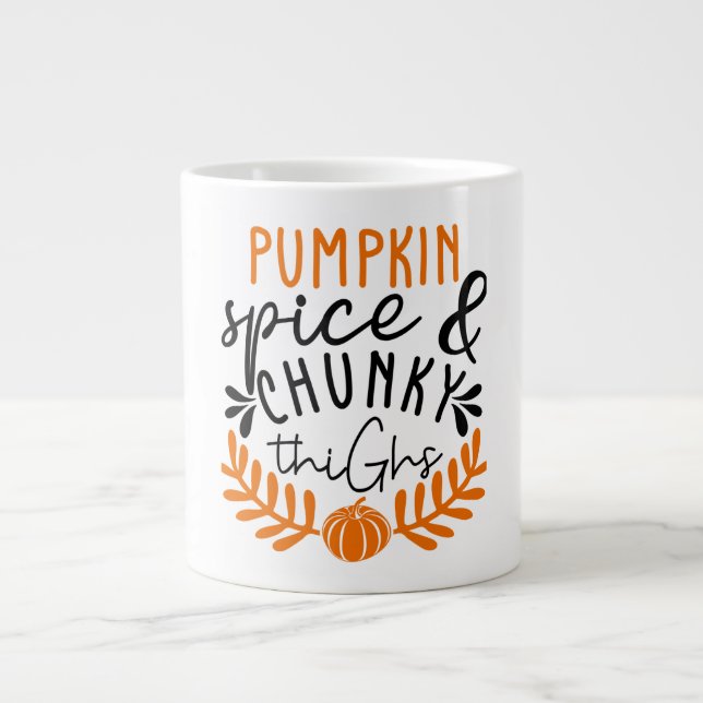 Pumpkin Spice Jumbo-Tasse (Vorderseite)