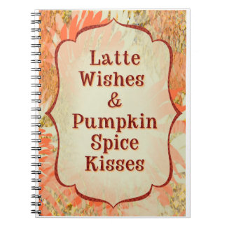 Pumpkin Spice Kisses - Autumn Grußkarte Notizblock