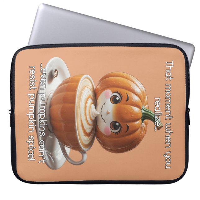Pumpkin Spice Laptopschutzhülle (Vorderseite)