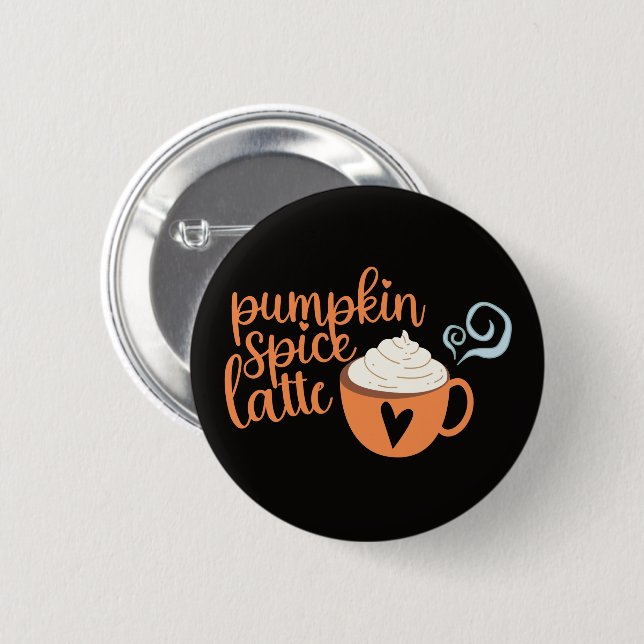 Pumpkin Spice Latte Button (Vorne & Hinten)
