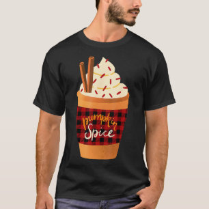 PUMPKIN SPICE LATTE Fall Kaffee Kürbis Gewürz als T-Shirt