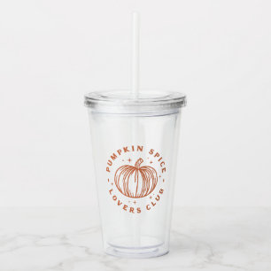 Pumpkin Spice Lovers Club Acryltrinkbecher