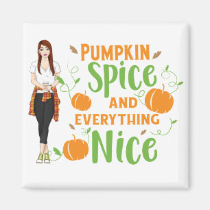 Pumpkin Spice Magnet