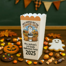 Pumpkin Spice Prairie Dog Halloween Party Custom Geschenkschachtel