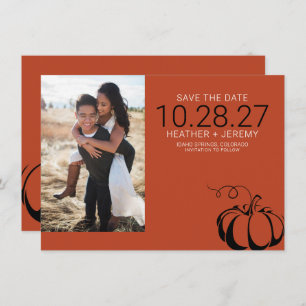 Pumpkin Spice Save The Date