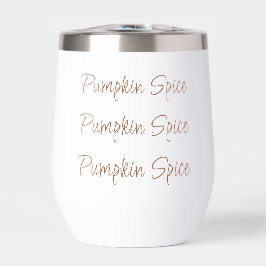 Pumpkin Spice Simple Stylish Script Typografy