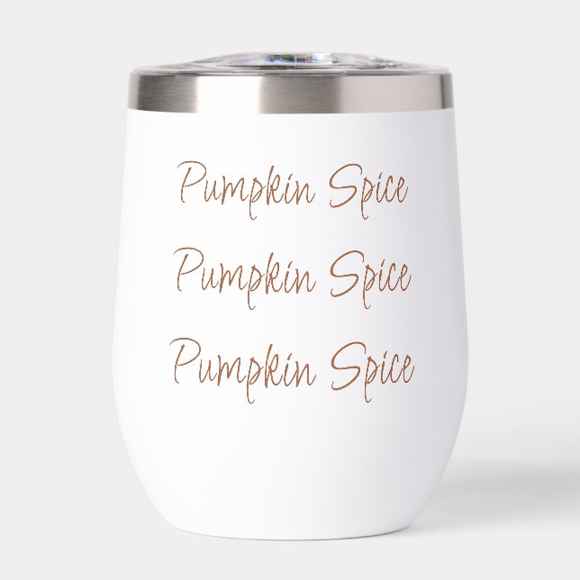 Pumpkin Spice Simple Stylish Script Typografy (Vorderseite)