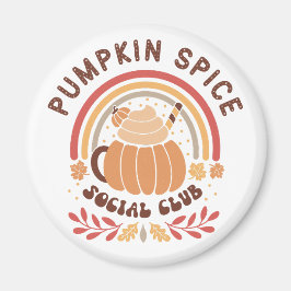 Pumpkin Spice Social Club – Cute Fall PSL Magnet