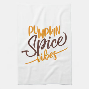 Pumpkin Spice Vibes Geschirrtuch