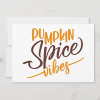 Pumpkin Spice Vibes