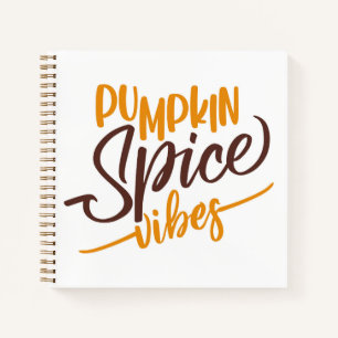 Pumpkin Spice Vibes Notizbuch