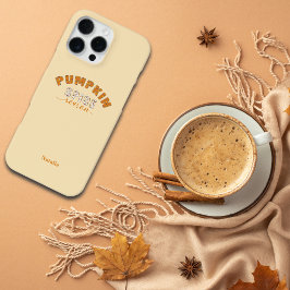 Pumpkin Spice Vibes Personalize Name Phone Case iPhone 16 Pro Max Hülle