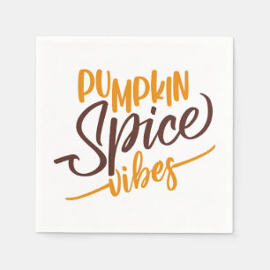 Pumpkin Spice Vibes Serviette