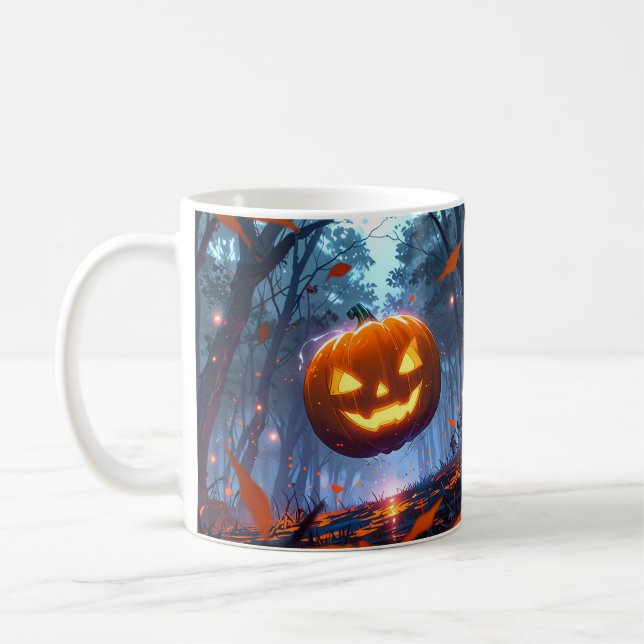 Pumpkin Spirit Tasse - Anime Halloween Kaffee Tass (Links)