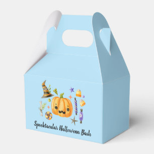 Pumpkin Spooktacular Halloween Bash Party Blue Geschenkschachtel
