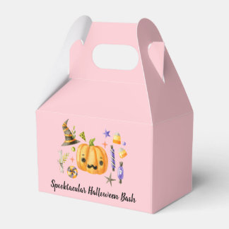 Pumpkin Spooktacular Halloween Bash Party Pink Geschenkschachtel