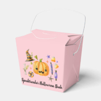 Pumpkin Spooktacular Halloween Bash Party Pink Geschenkschachtel