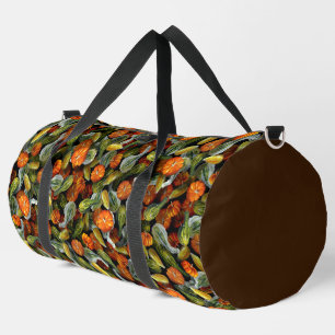 Pumpkin, Squash Autumn Harvest Duffel Bag - Large Duffle Bag