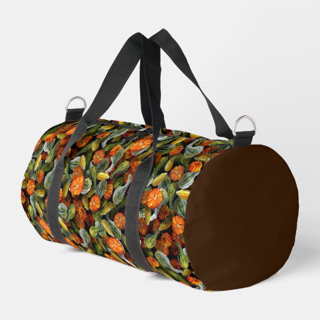 Pumpkin, Squash Autumn Harvest Duffel Bag - Small Duffle Bag (Linke Seite)