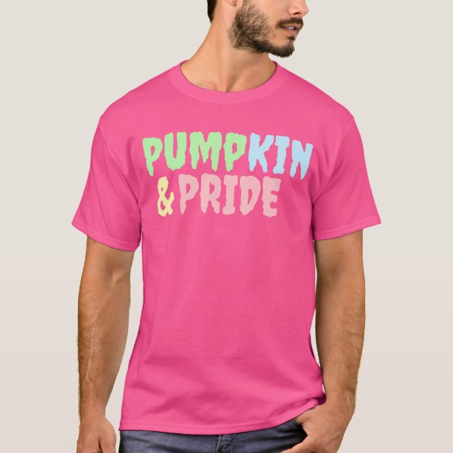 Pumpkin & Stolz Halloween T - Shirt Stolz pink (Vorderseite)