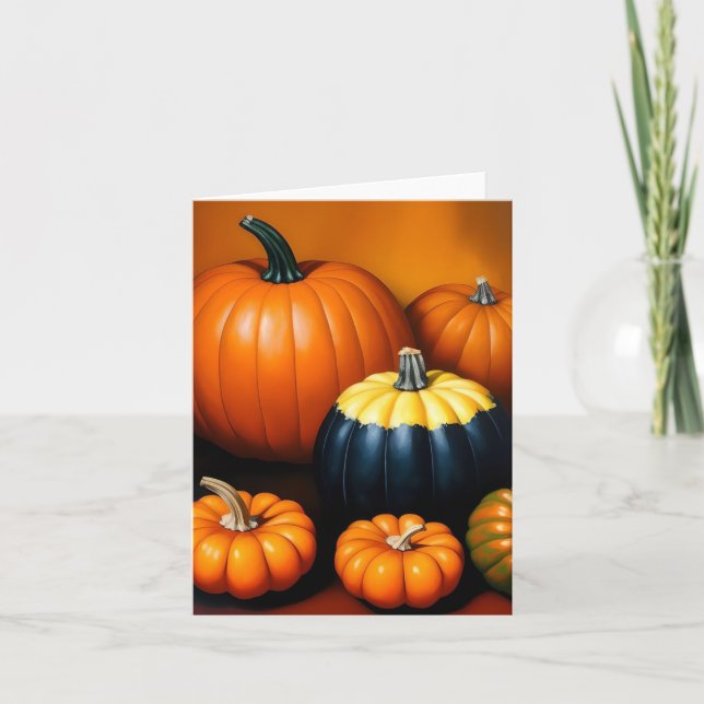 Pumpkin-Studie - AI - D Karte (Vorderseite)
