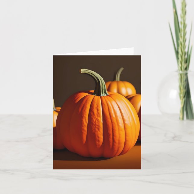 Pumpkin-Studie - AI - K Karte (Vorderseite)
