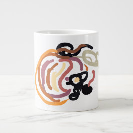 Pumpkin Sunset Autumn cute Jumbo-Tasse