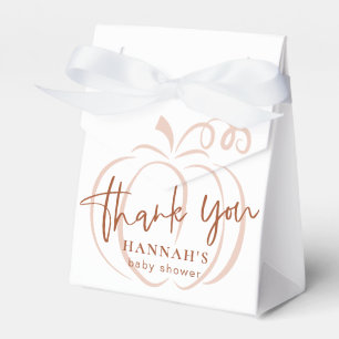 Pumpkin Terracotta Bohemisch Earthy Baby Dusche Geschenkschachtel