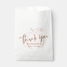 Pumpkin Terracotta Bohemisch Earthy Baby Dusche Geschenktütchen