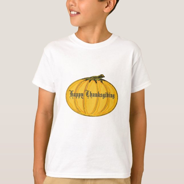 Pumpkin The MUSEUM jGibney Happy Thanksgiving  T-Shirt (Vorderseite)