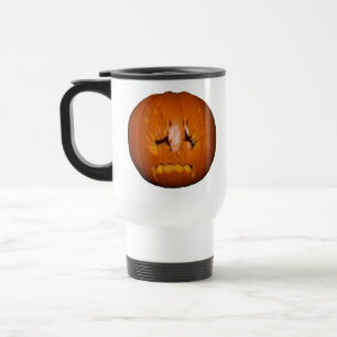 Pumpkin, traurige Flammen Reisebecher