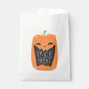 Pumpkin Trick oder Treat Halloween Geschenktütchen
