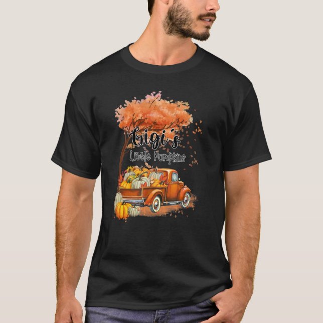 Pumpkin Truck Gigi's Little Pumpkins Fall Thanksgi T-Shirt (Vorderseite)