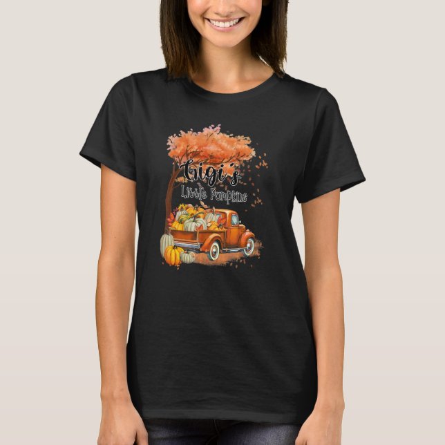 Pumpkin Truck Gigi's Little Pumpkins Fall Thanksgi T-Shirt (Vorderseite)