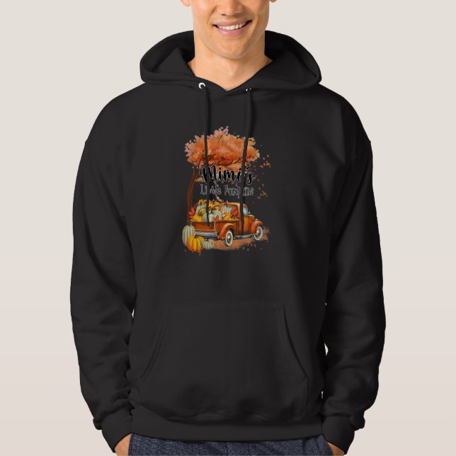 Pumpkin Truck Mimi's Little Pumpkins Fall Thanksgi Hoodie (Vorderseite)
