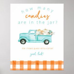 Pumpkin Truck Wie viele Candies Game Poster