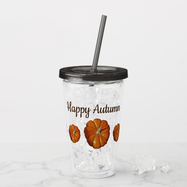 Pumpkin Tumbler Acryltrinkbecher (Rückseite Ice)