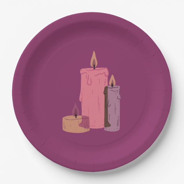 Pumpkin um darüber zu reden pappteller (Vorderseite)